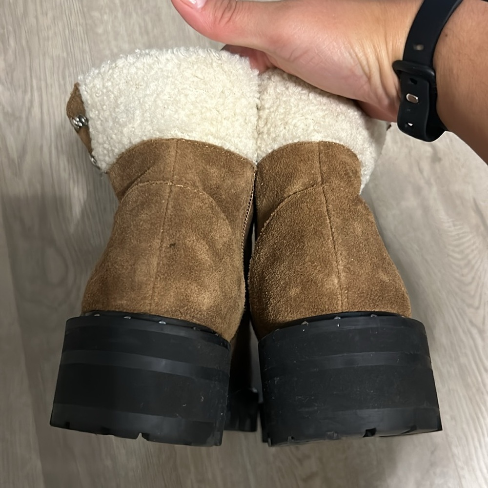 Steve Madden Brown Boots Women Size 7 - Picture 3 of 6